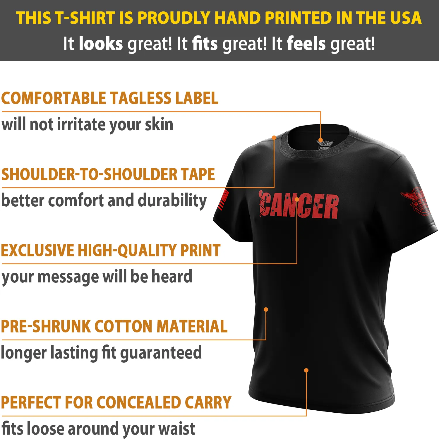 F Cancer Short Sleeve Shirt