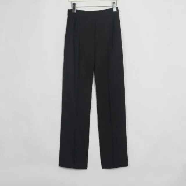 FashionSierra - Double Breasted Blazer High Waist Straight Pants