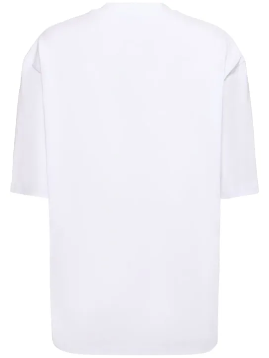 Ferragamo   Cotton jersey printed logo t-shirt 