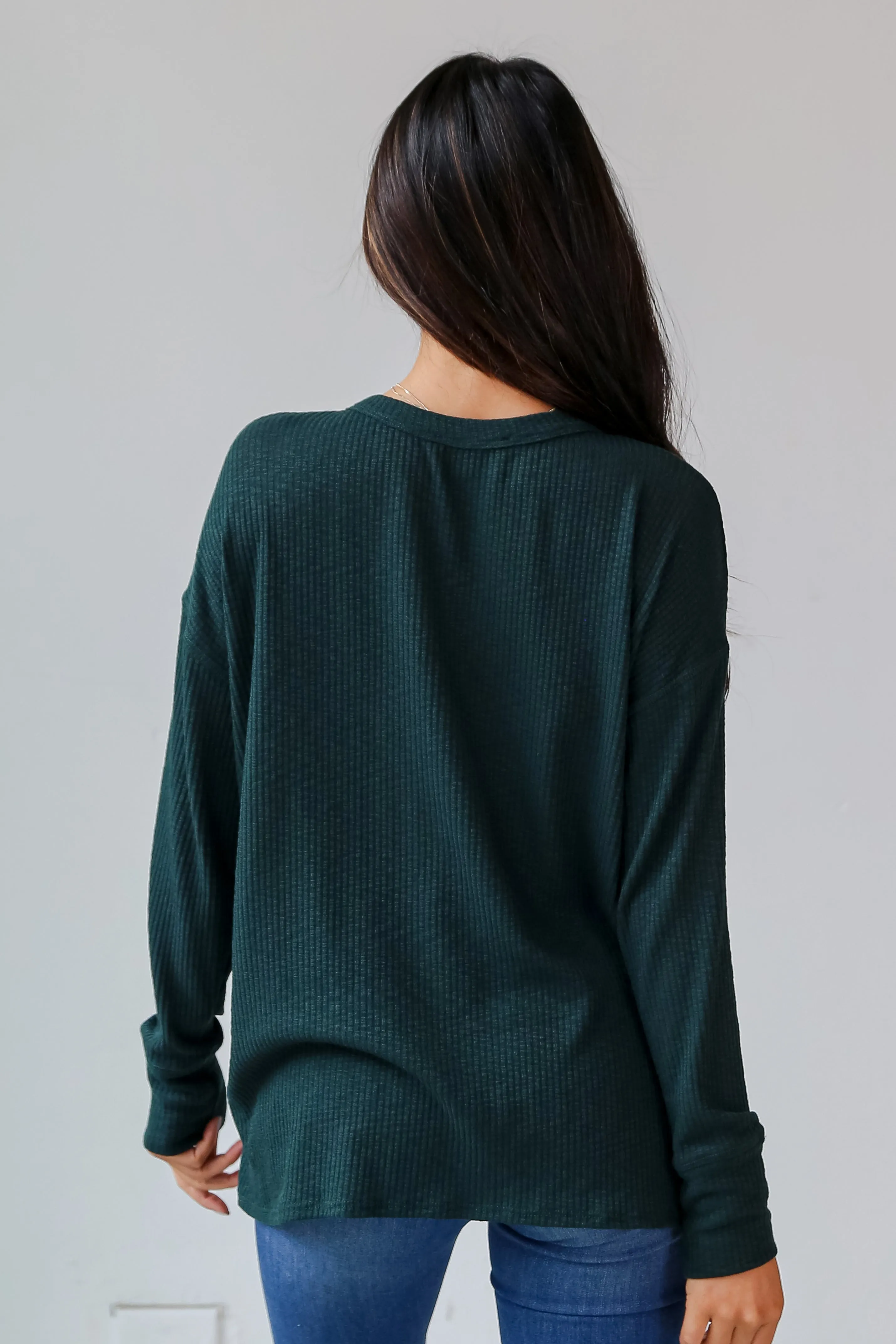 FINAL SALE - Sarah Knit Henley Top - DOORBUSTER