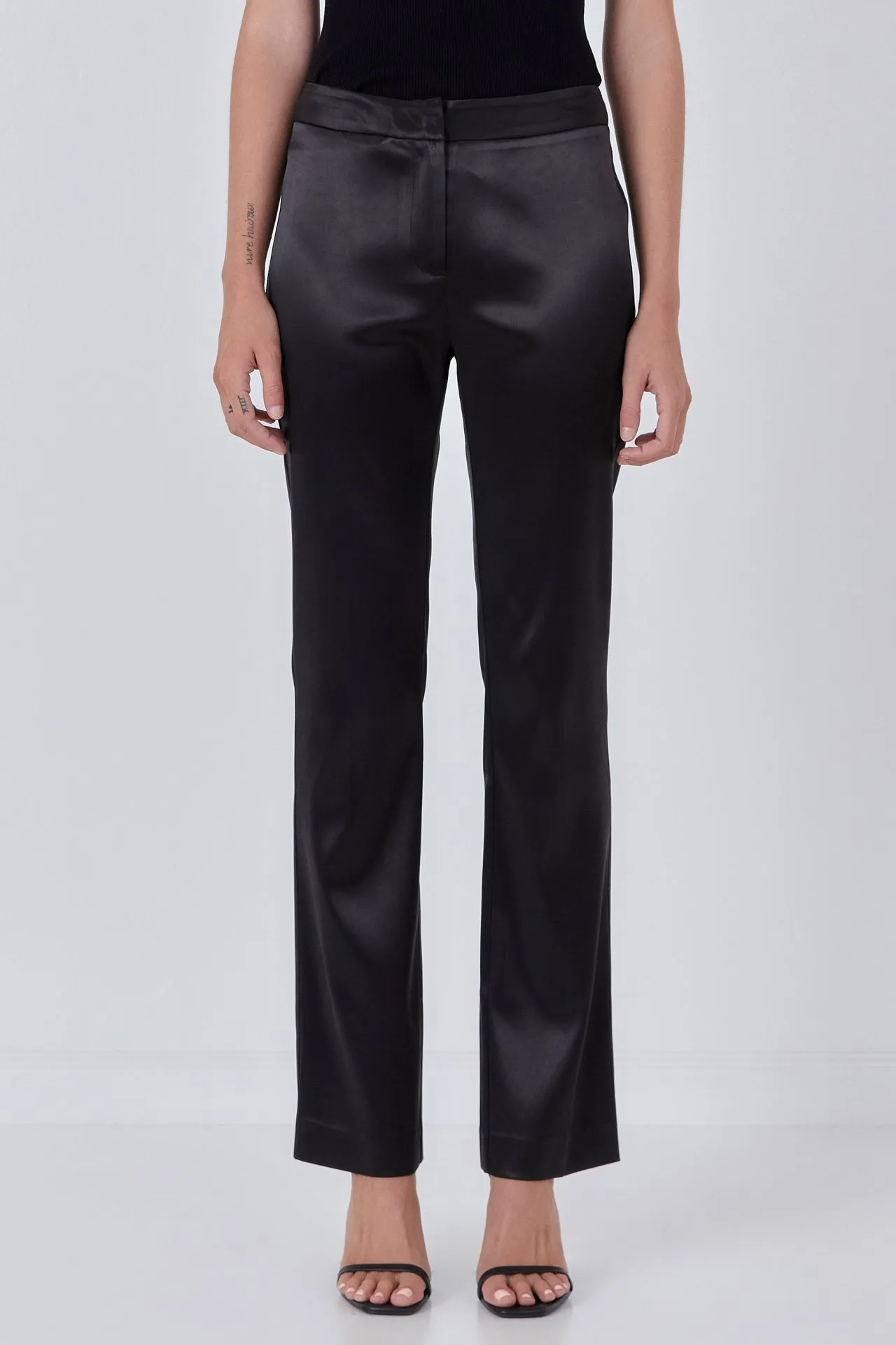 Flared Solid Trouser