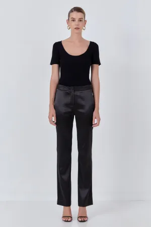 Flared Solid Trouser