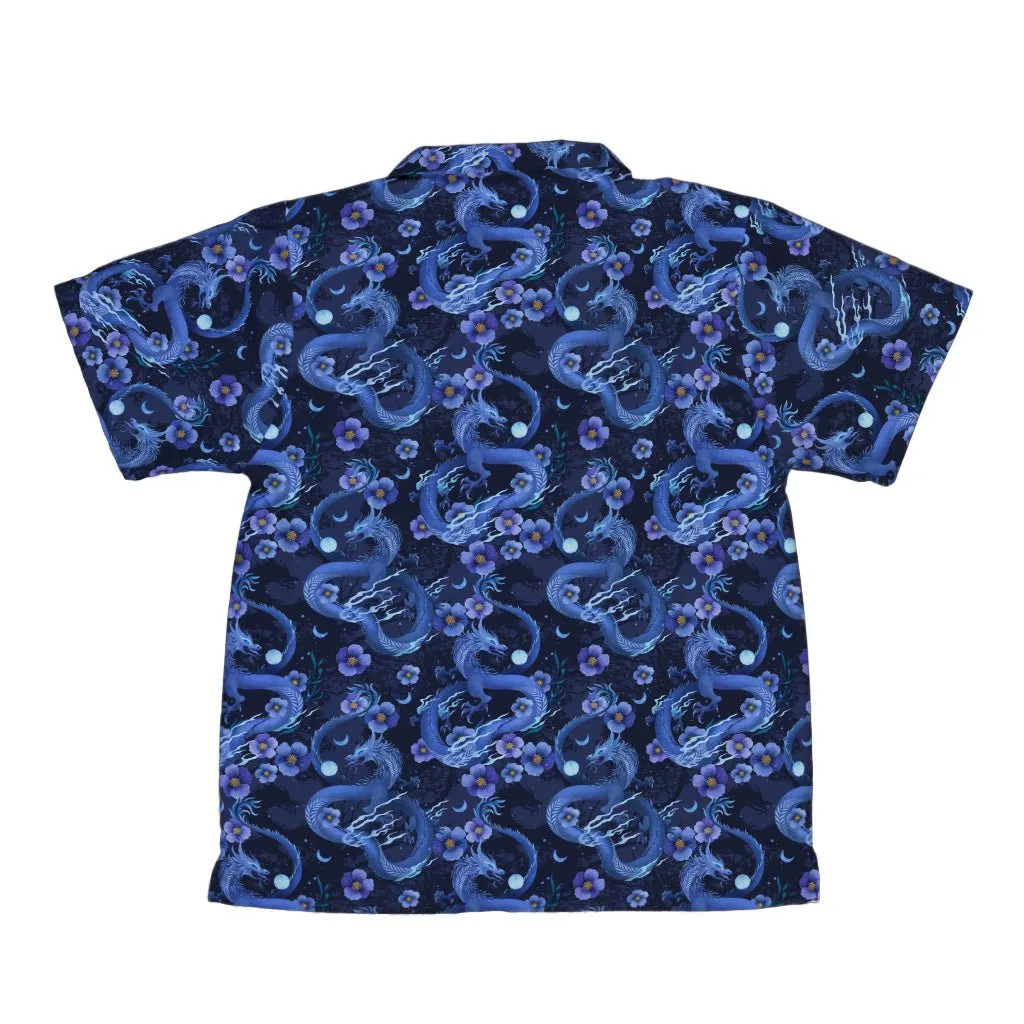 Floral Dragon Night Youth Hawaiian Shirt