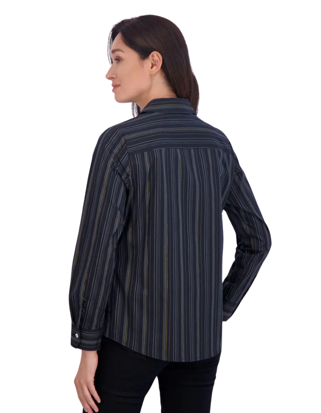 FOXCROFT Mary Stretch No Iron Stripe Shirt