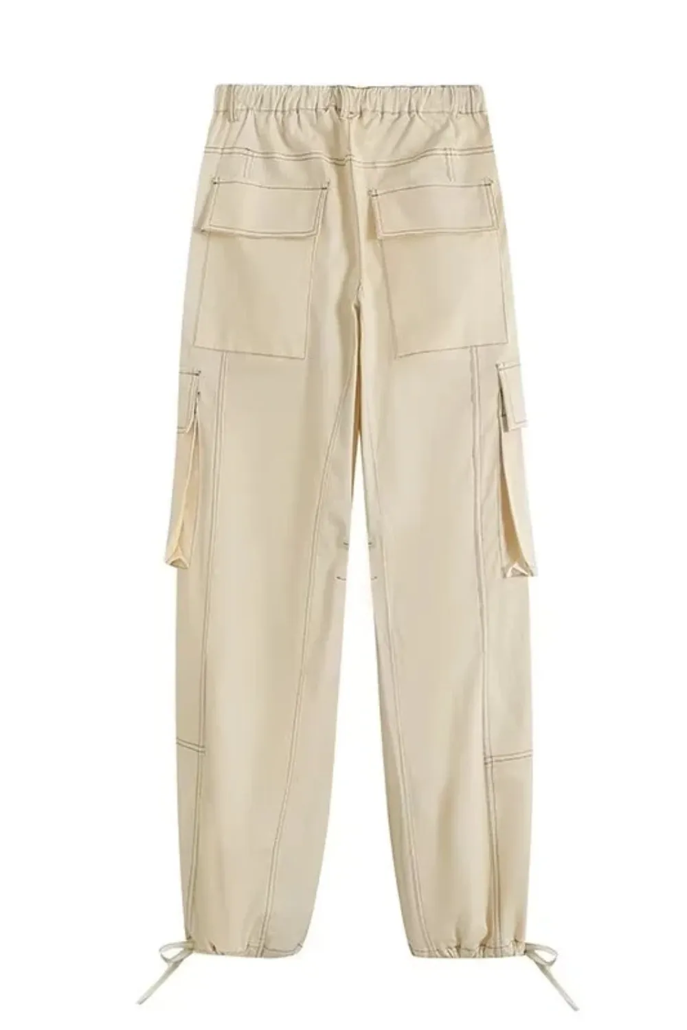 'Frankie' High Waist Casual Cargo Pants (2 Colors)