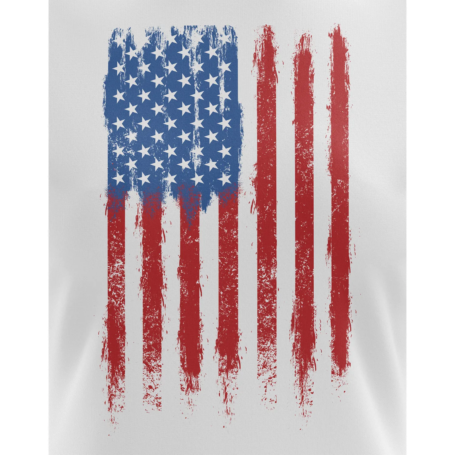 Fresh Paint American Flag Women's Short Sleeve Shirt