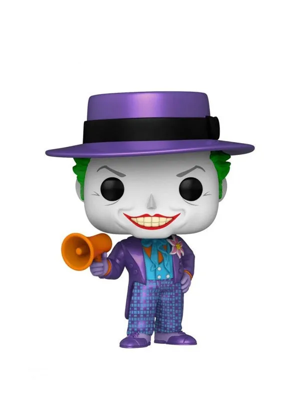 Funko Batman (1989) The Joker with Megaphone Metallic Vinyl Figure & T-Shirt Box Set