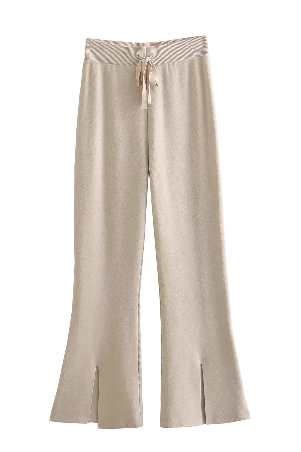 'Georgie' Slit Flared Trousers (4 Colors)