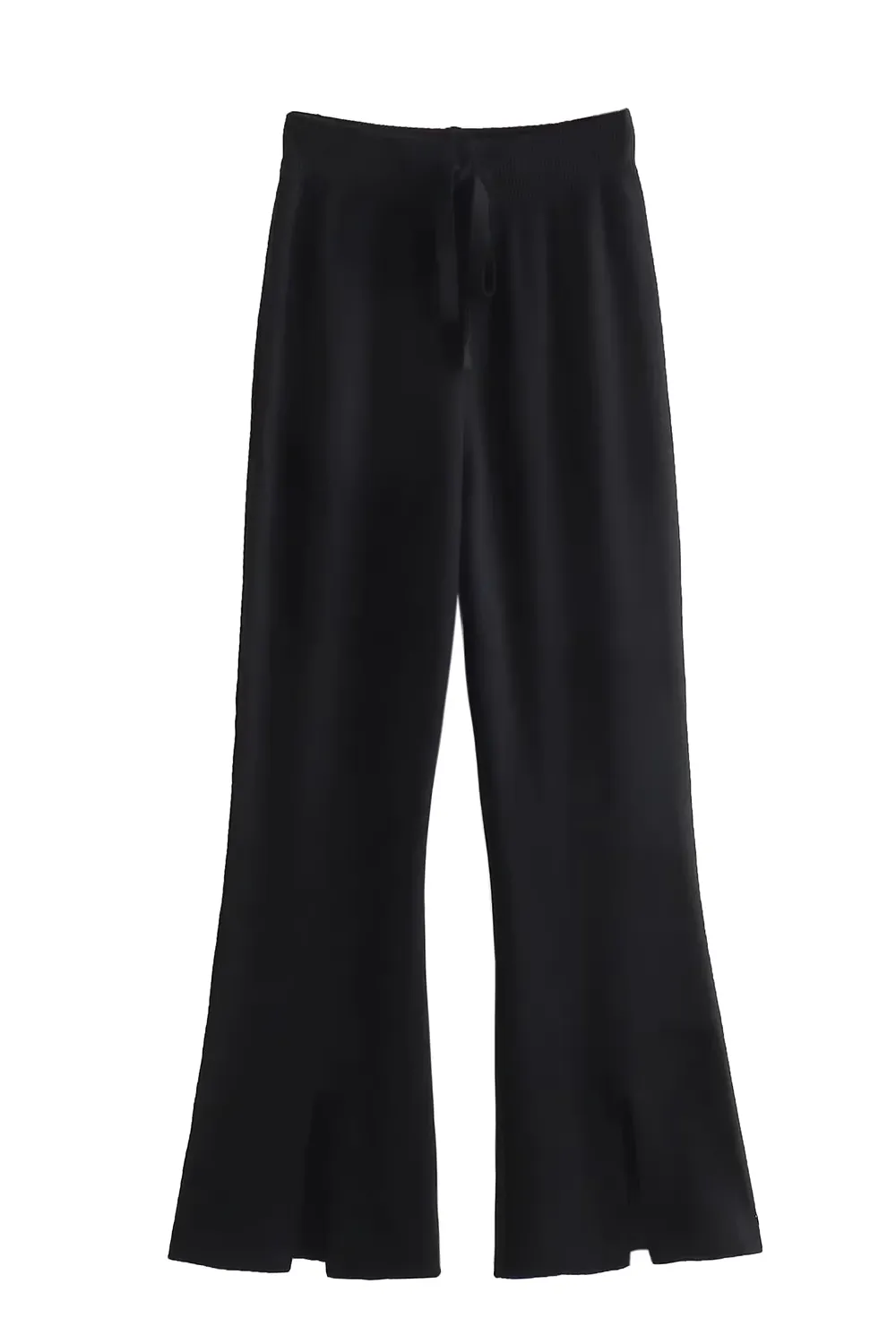 'Georgie' Slit Flared Trousers (4 Colors)