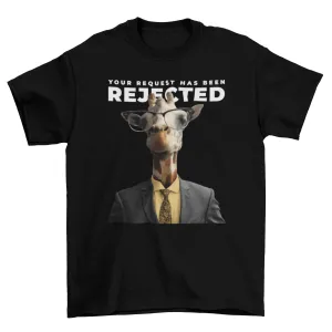 Giraffe in Suit T-Shirt