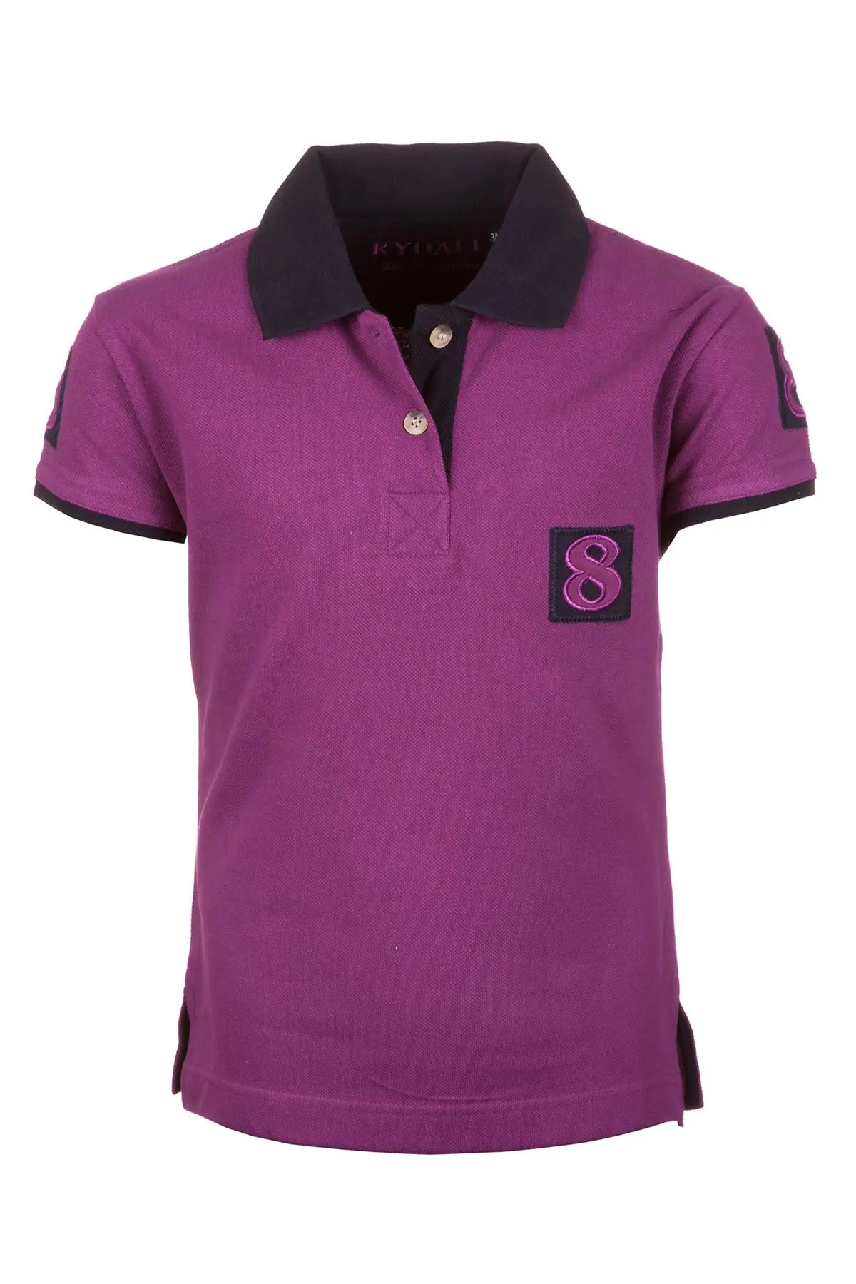 Girls Cropton Numbered Polo Shirt