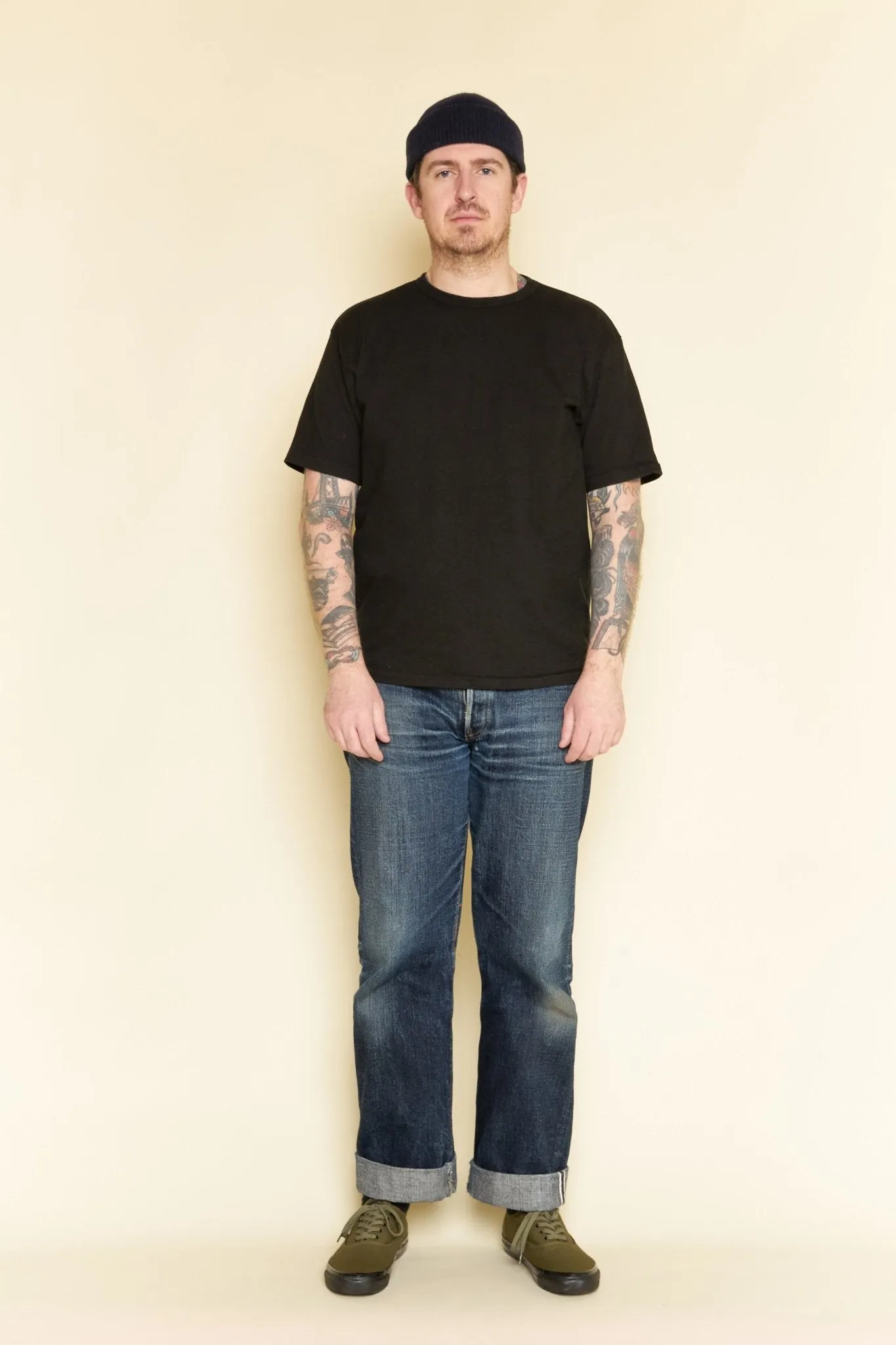 Godspeed Heavyweight Tsuriami 10oz Loopwheel T-Shirt - Black