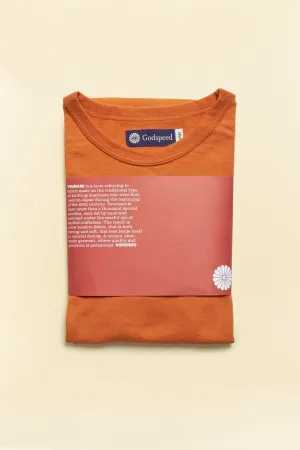 Godspeed Heavyweight Tsuriami 10oz Loopwheel T-Shirt - Orange