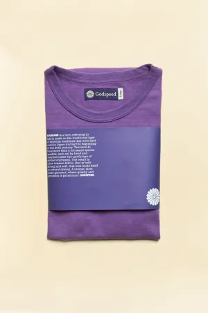 Godspeed Heavyweight Tsuriami 10oz Loopwheel T-Shirt - Purple