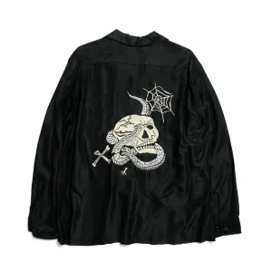 GOLD - ACETATE SUKA SHIRT - SKULL -GL29340