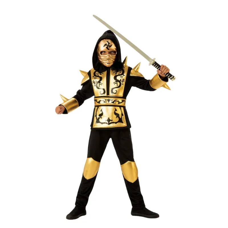 Gold Ninja Costume - Child