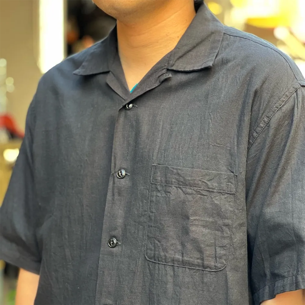 GOLD - VAT DYE CHAMBRAY S/S OPEN SHIRT - GL39191