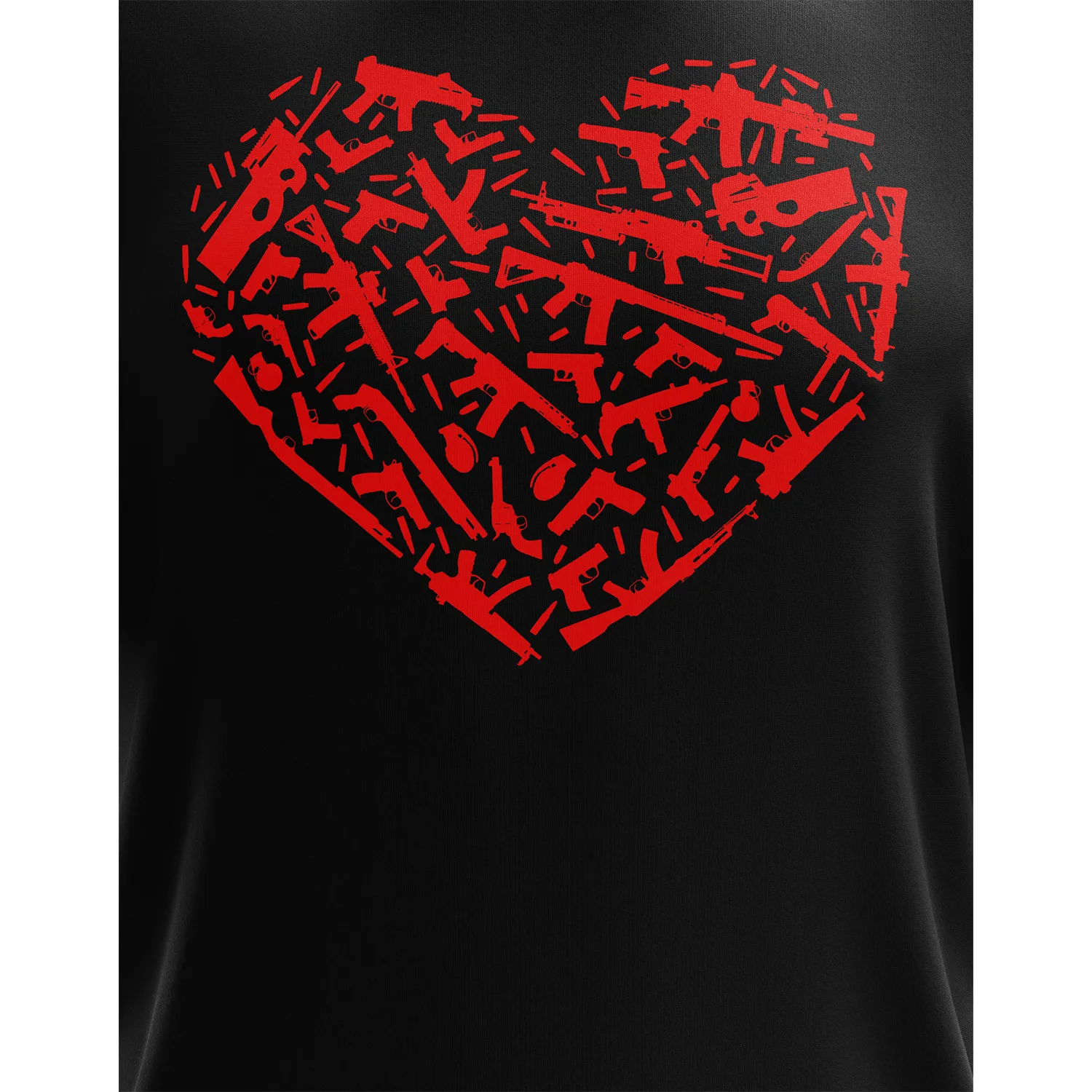 Gun Heart Short Sleeve Shirt