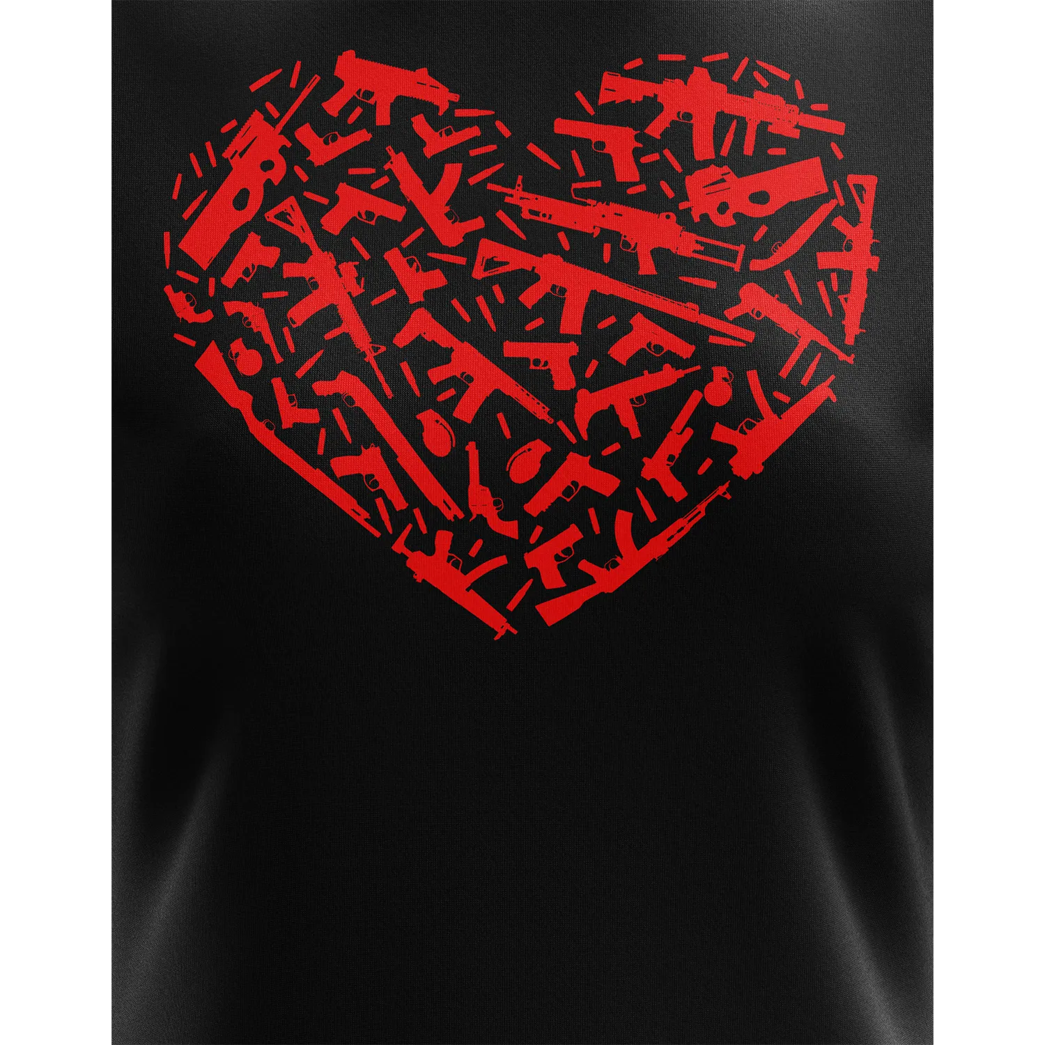 Gun Heart Women's Short Sleeve Shirt