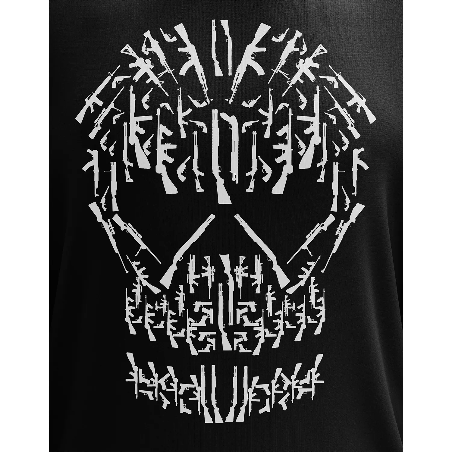 Gun Skull Long Sleeve Shirt