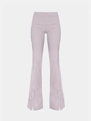 Haven Pants Grey/Pink Pinstripe