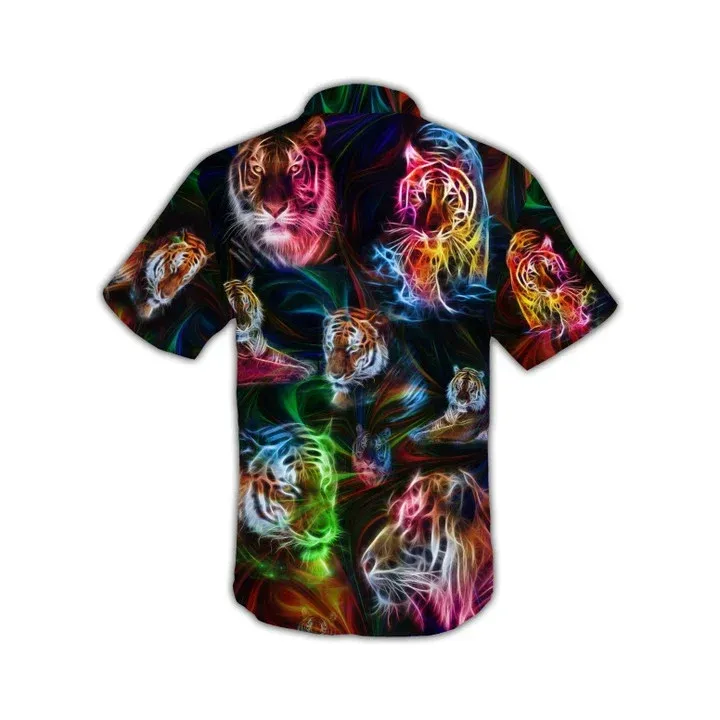 Head Of Tiger Fantasy Design Hawaiian Shirt