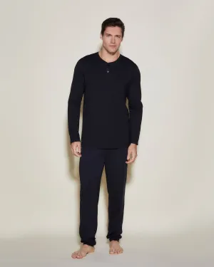 Henley & Jogger Pyjama-Set Für Männer