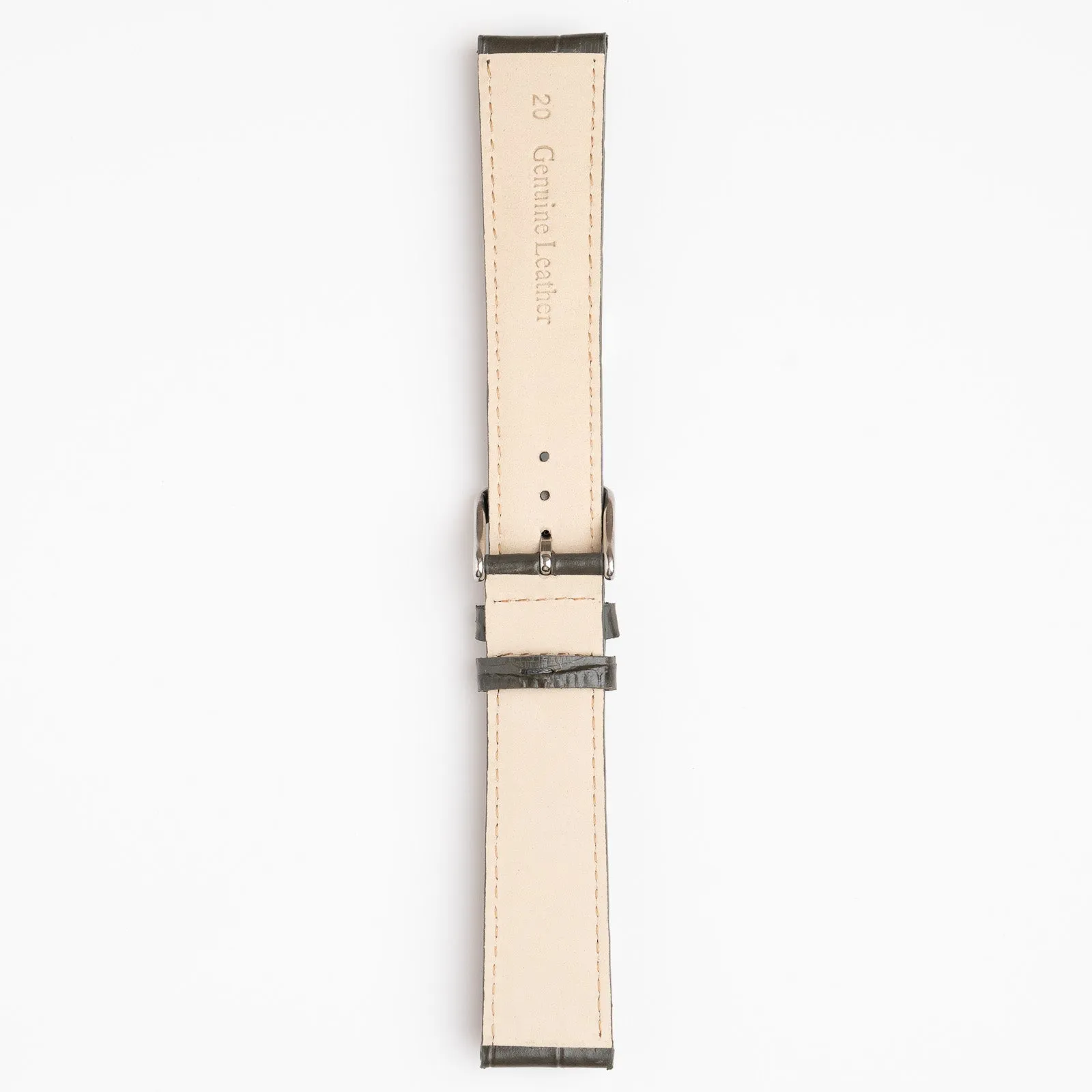 Henley Superior Matt Grey Watch Strap