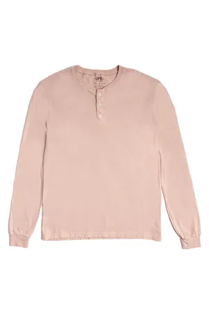 Henley Tee - Blush