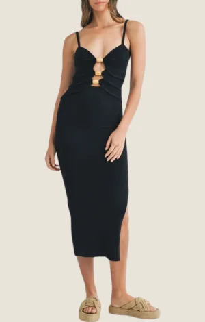 Hera Black Knit Dress