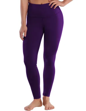 High Waist Biking Pants eggplantpurple_Biking