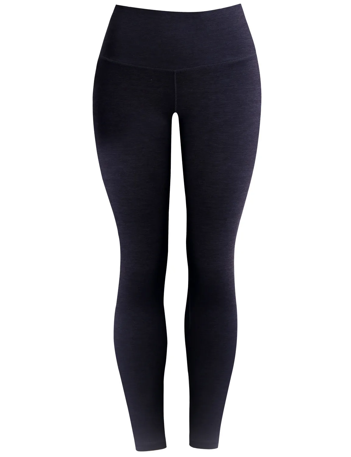 High Waist Biking Pants heatherdarknavy_Biking