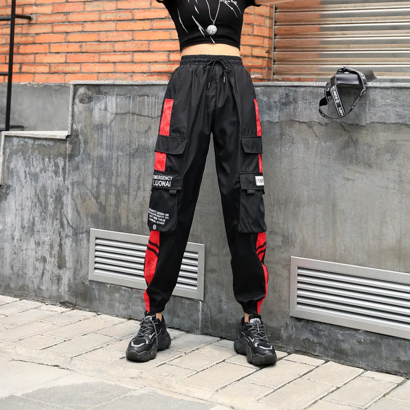 High Waist Cargo Pants Women