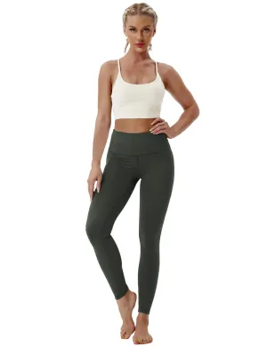 High Waist Golf Pants olivegray_Golf