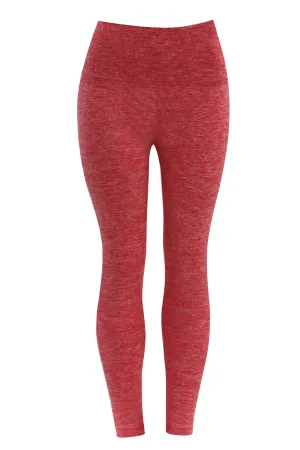 High Waist Gym Pants heatherred_Gym