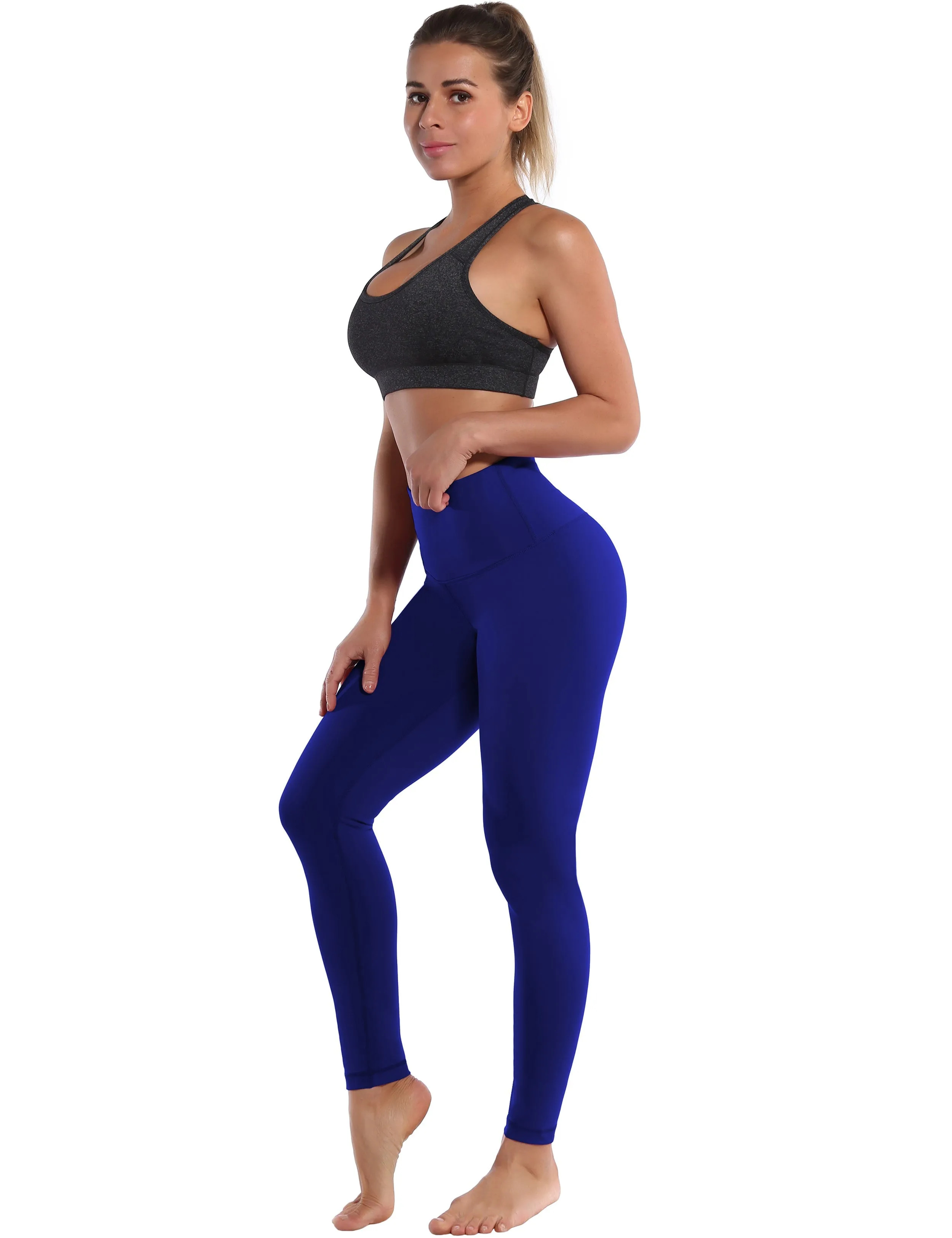 High Waist Pilates Pants navy_Pilates