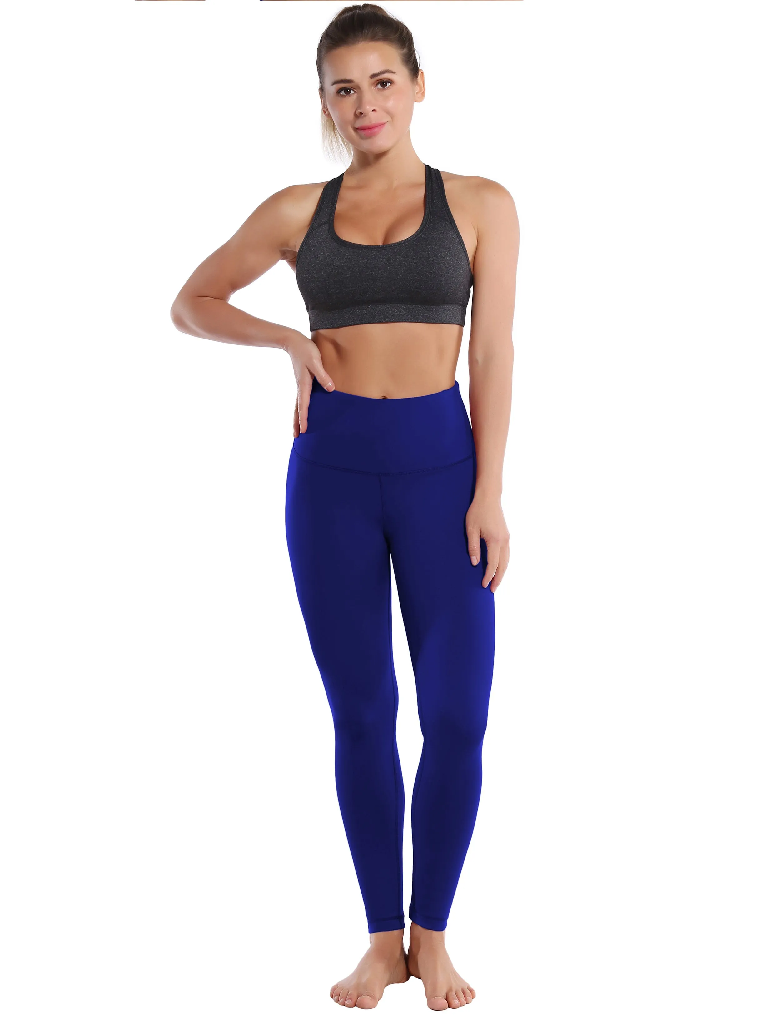 High Waist Pilates Pants navy_Pilates