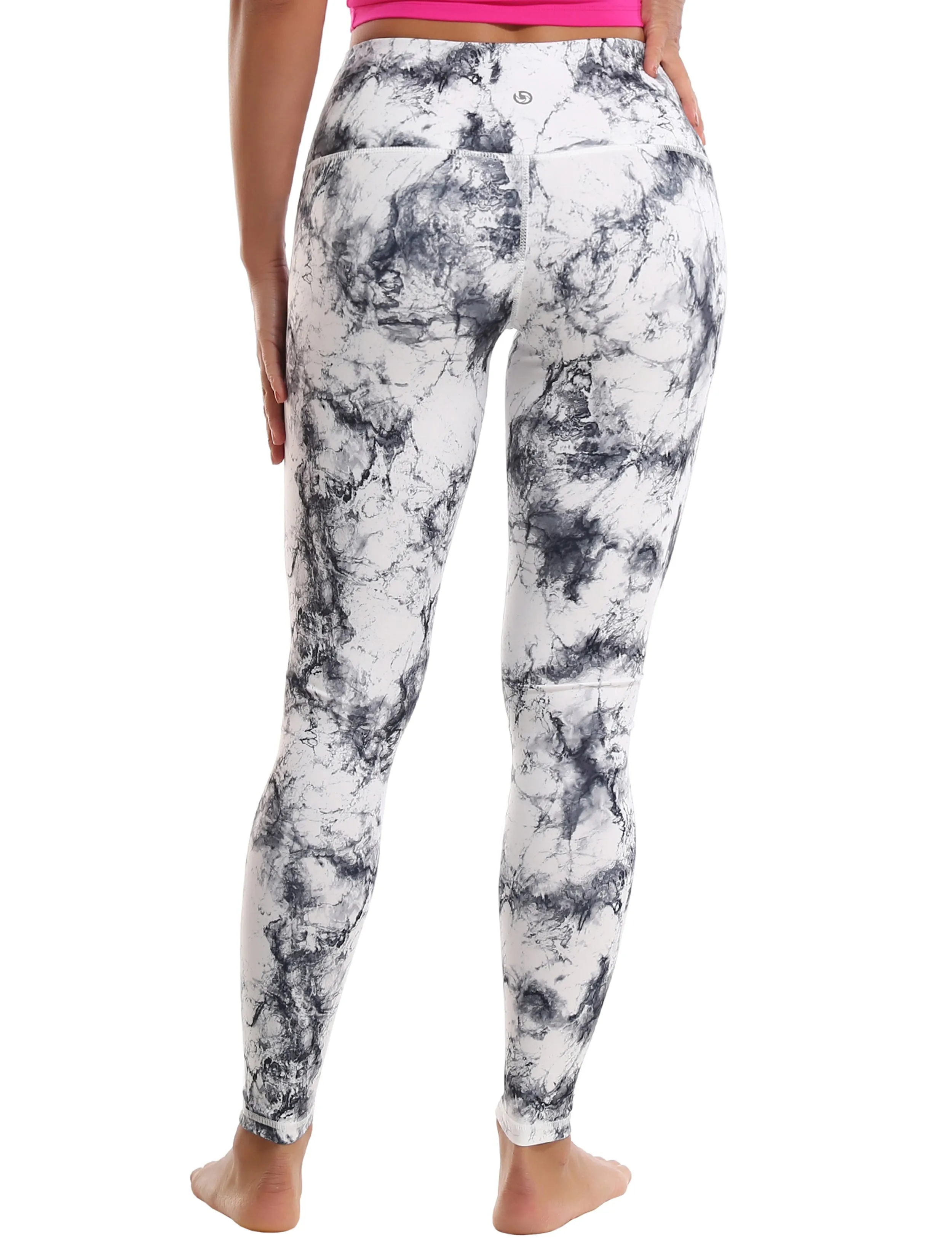 High Waist Running Pants arabescato_Running