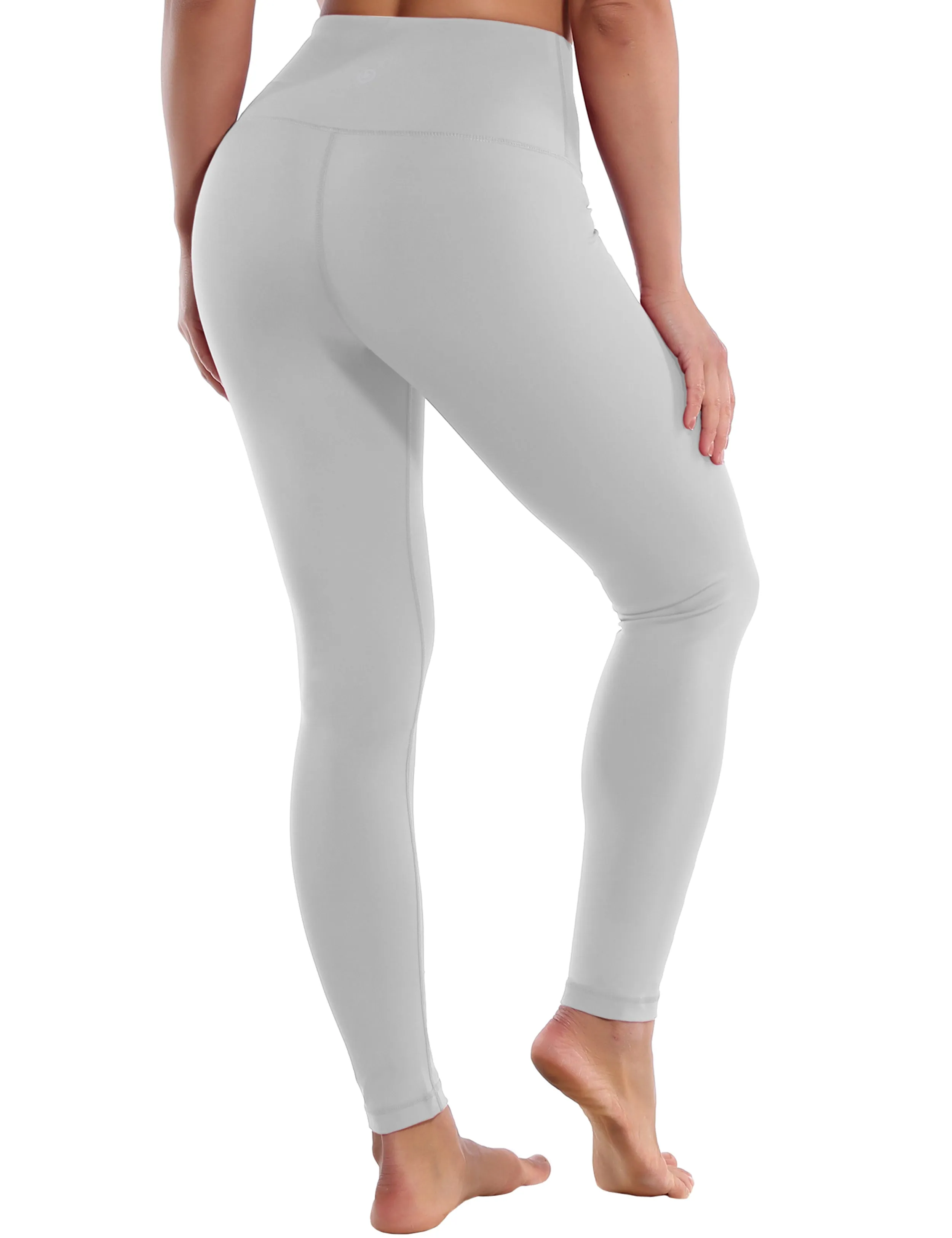 High Waist Running Pants lightgray_Running