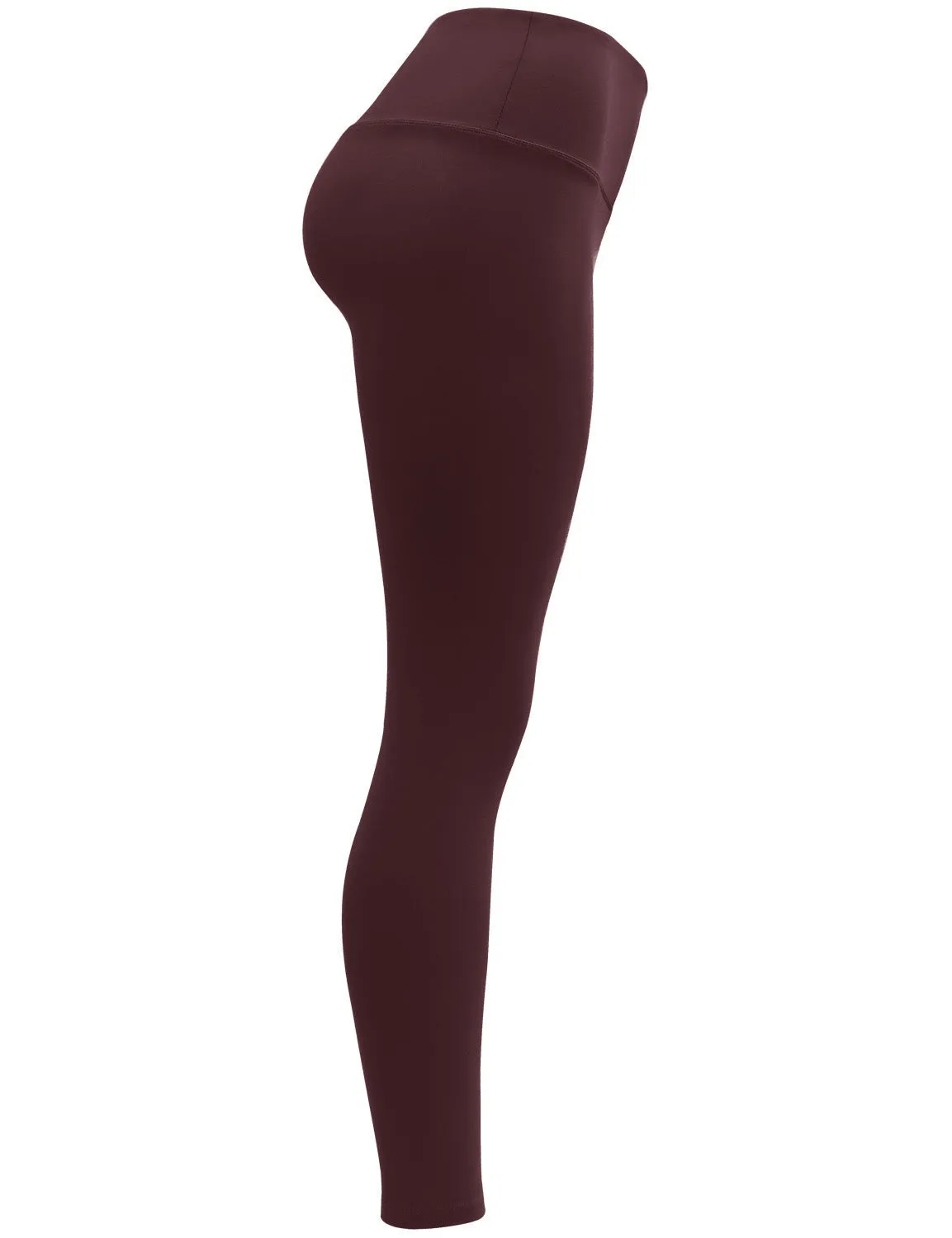 High Waist Running Pants mahoganymaroon_Running