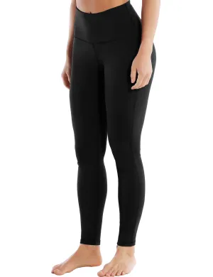 High Waist Side Line Gym Pants black_Gym