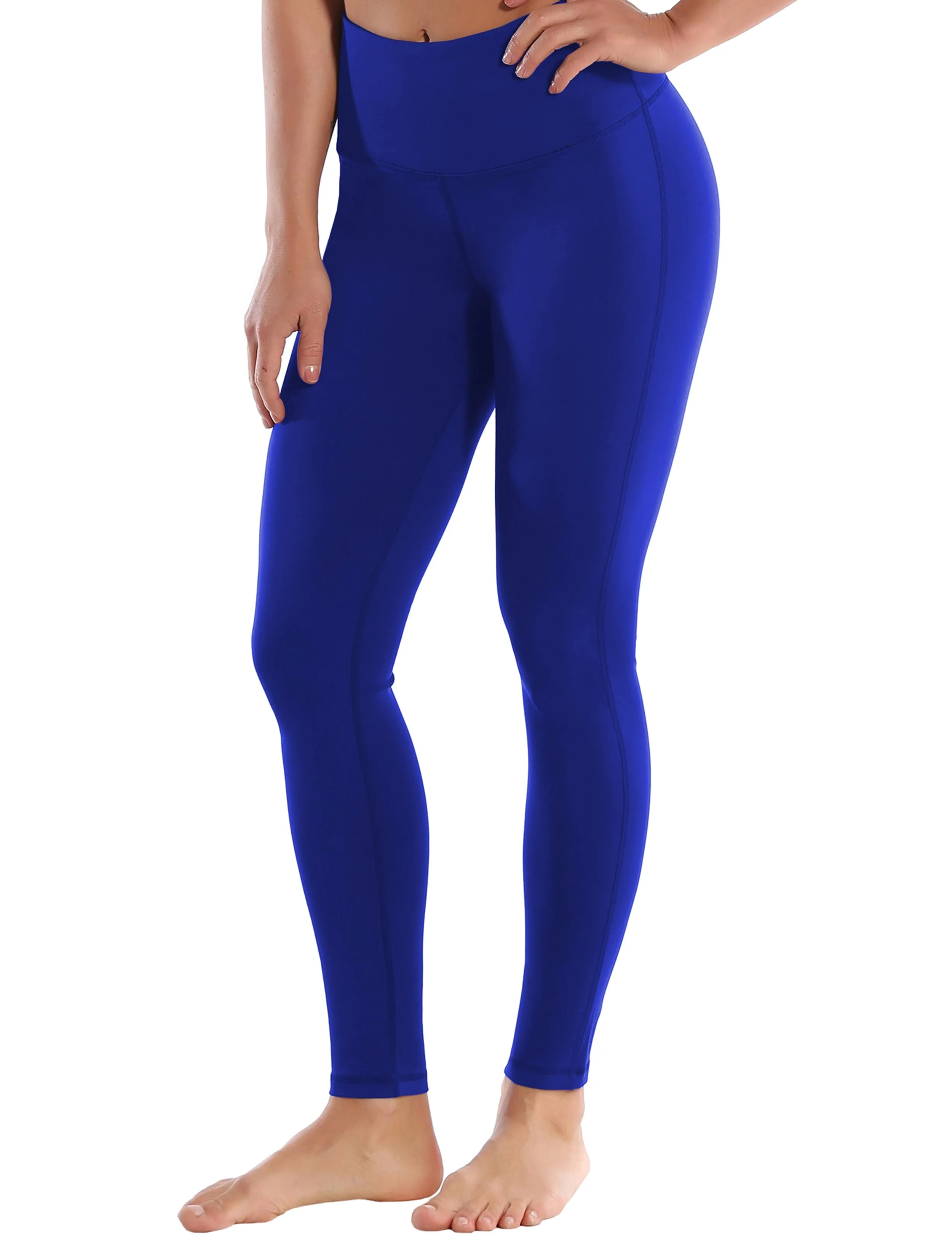 High Waist Side Line Jogging Pants navy_Jogging