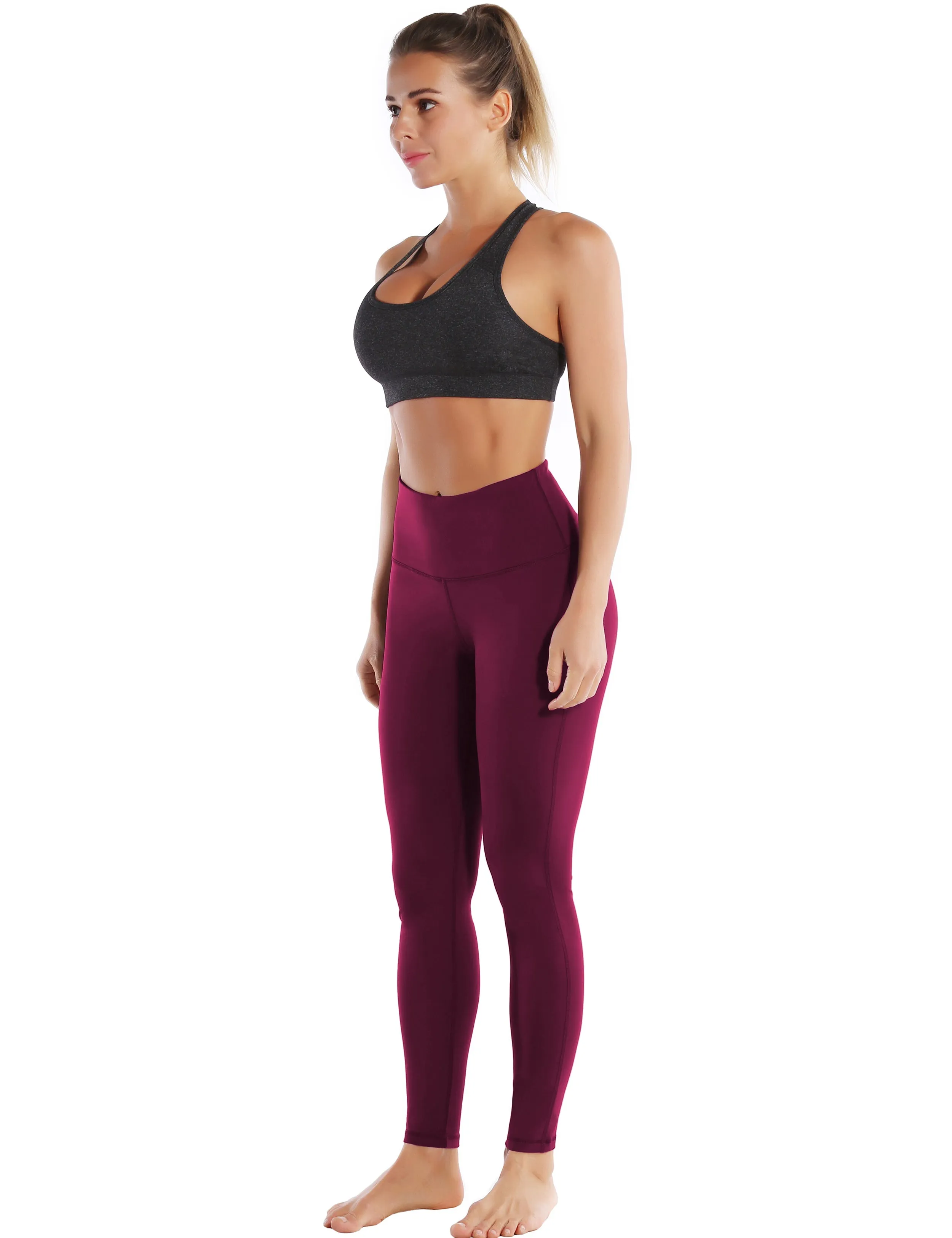 High Waist Side Line Running Pants grapevine_Running