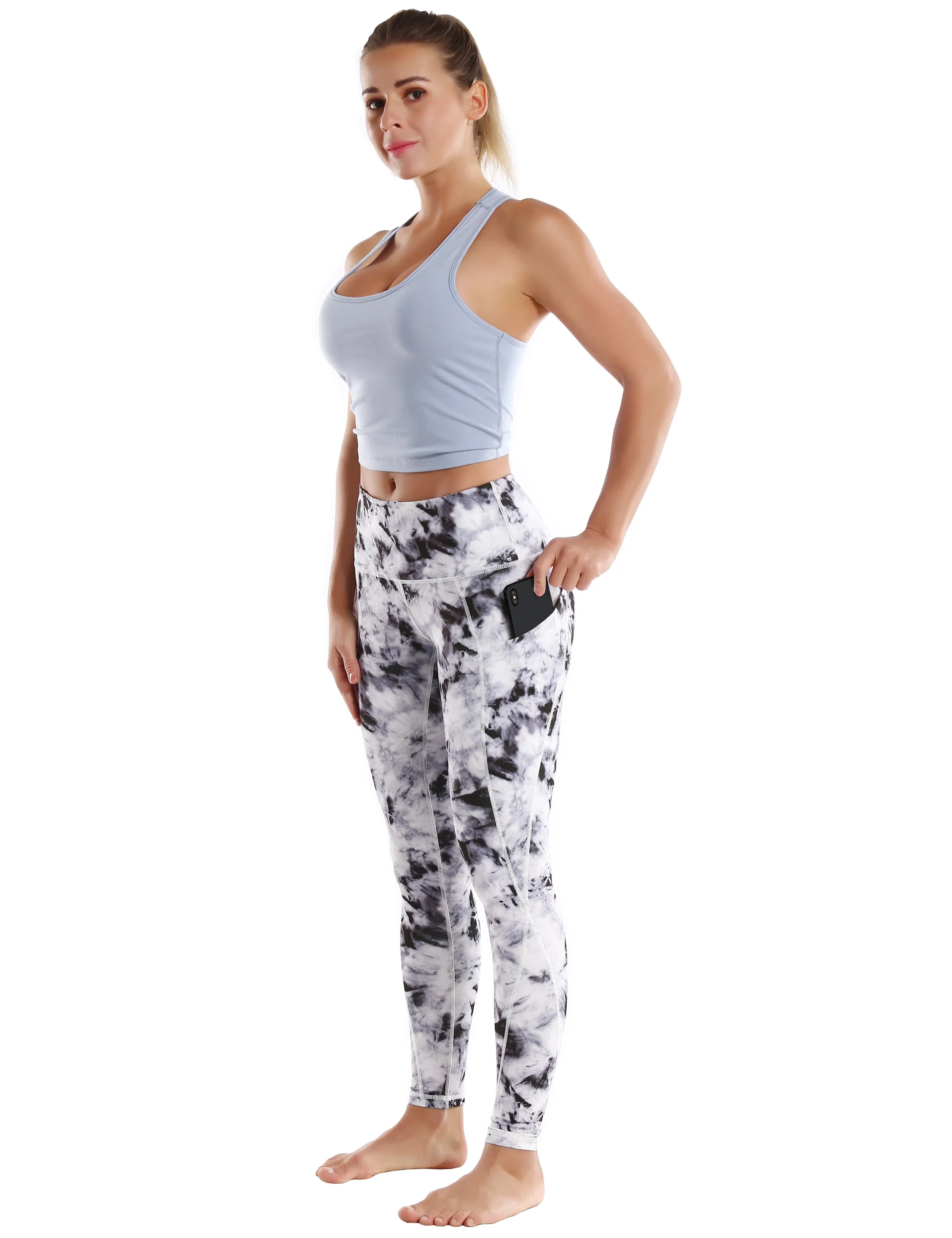 High Waist Side Pockets Jogging Pants blackdandelion_Jogging