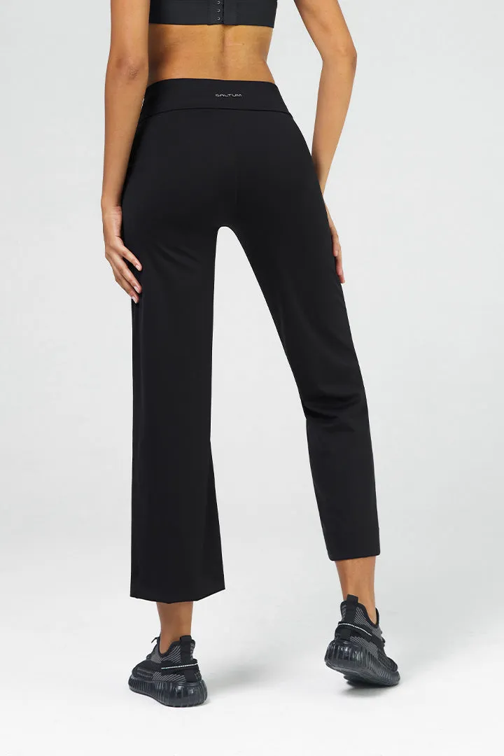 High-Waist Straight Leg Pant