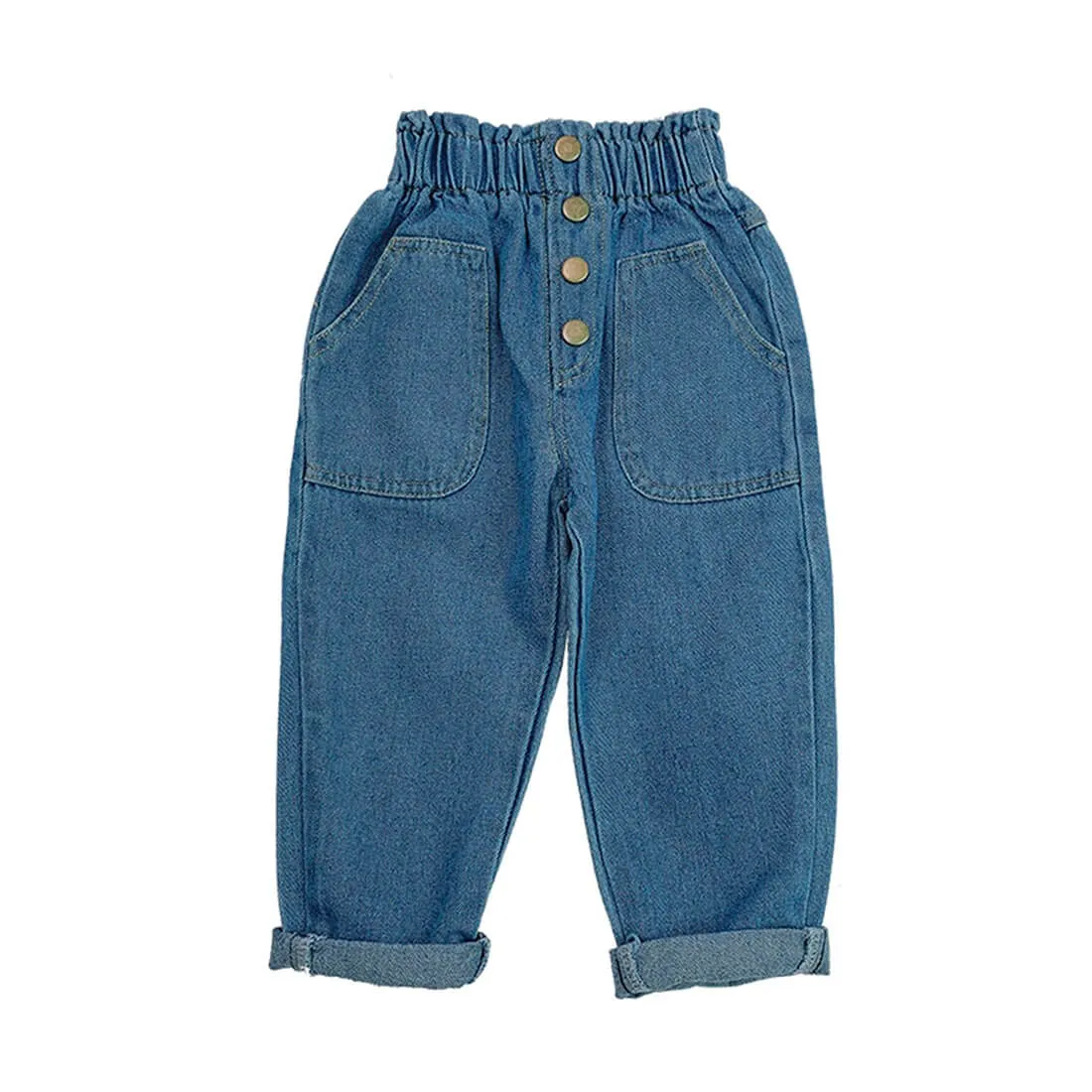 High Waist Toddler Jeans