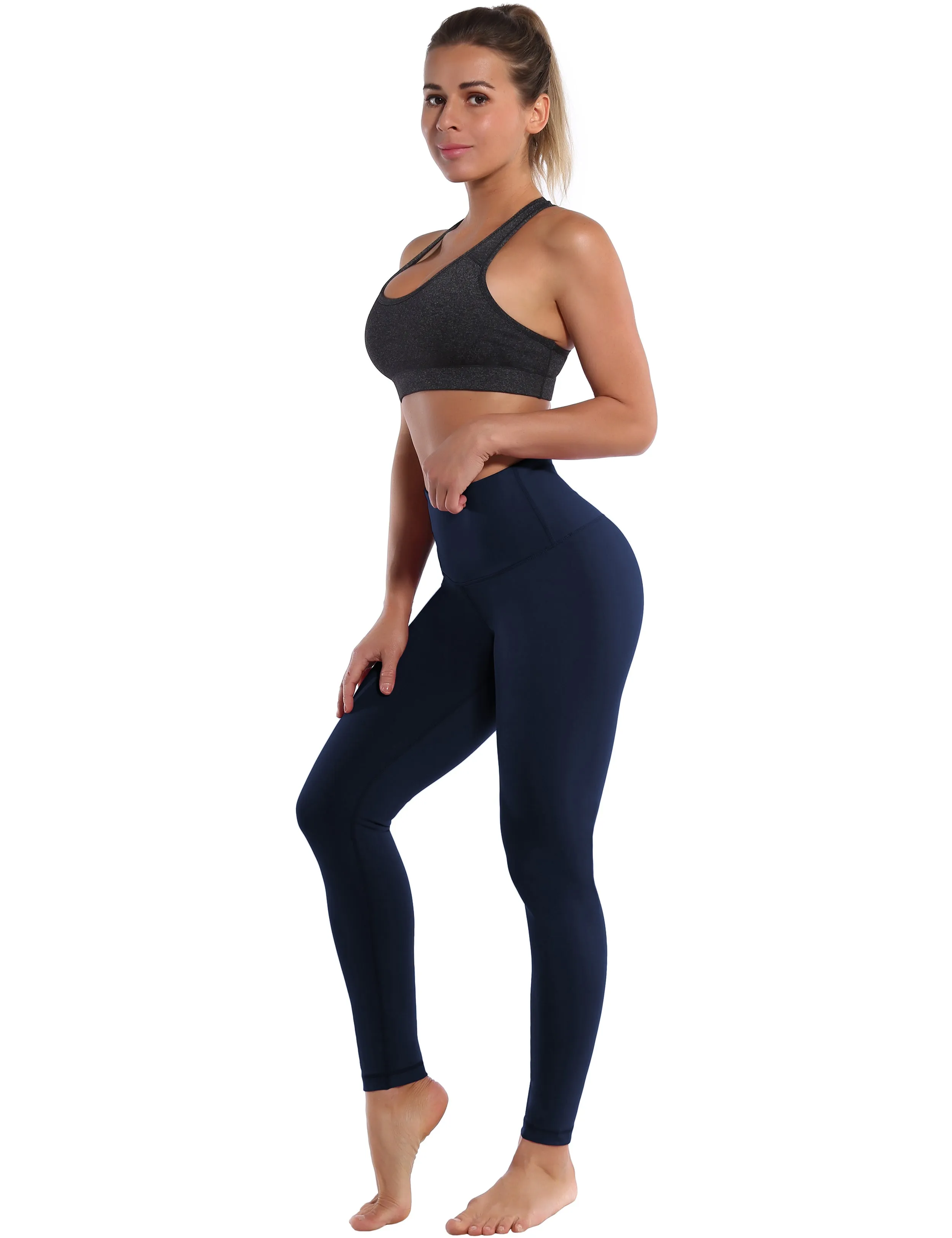 High Waist Yoga Pants darknavy