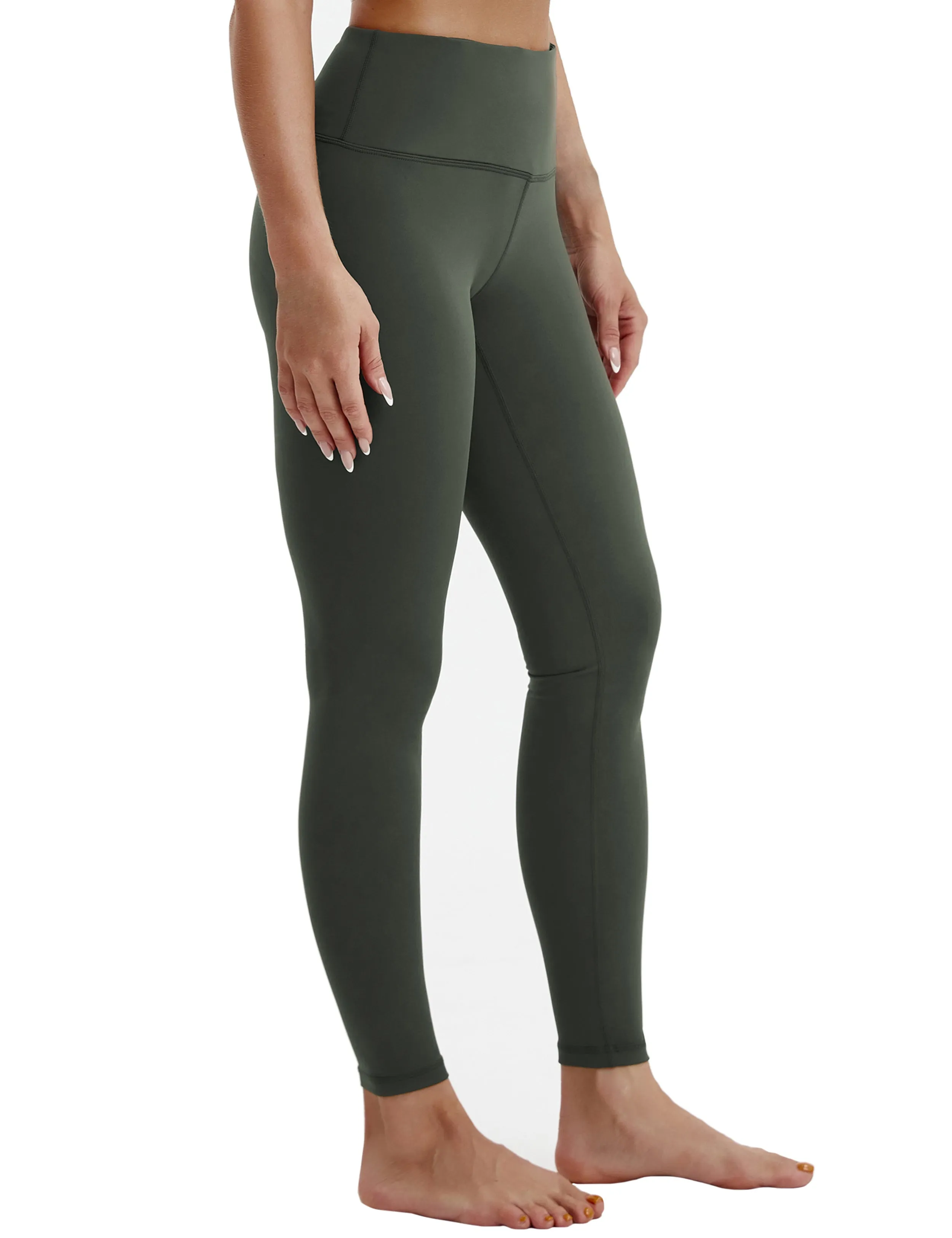 High Waist yogastudio Pants olivegray_yogastudio