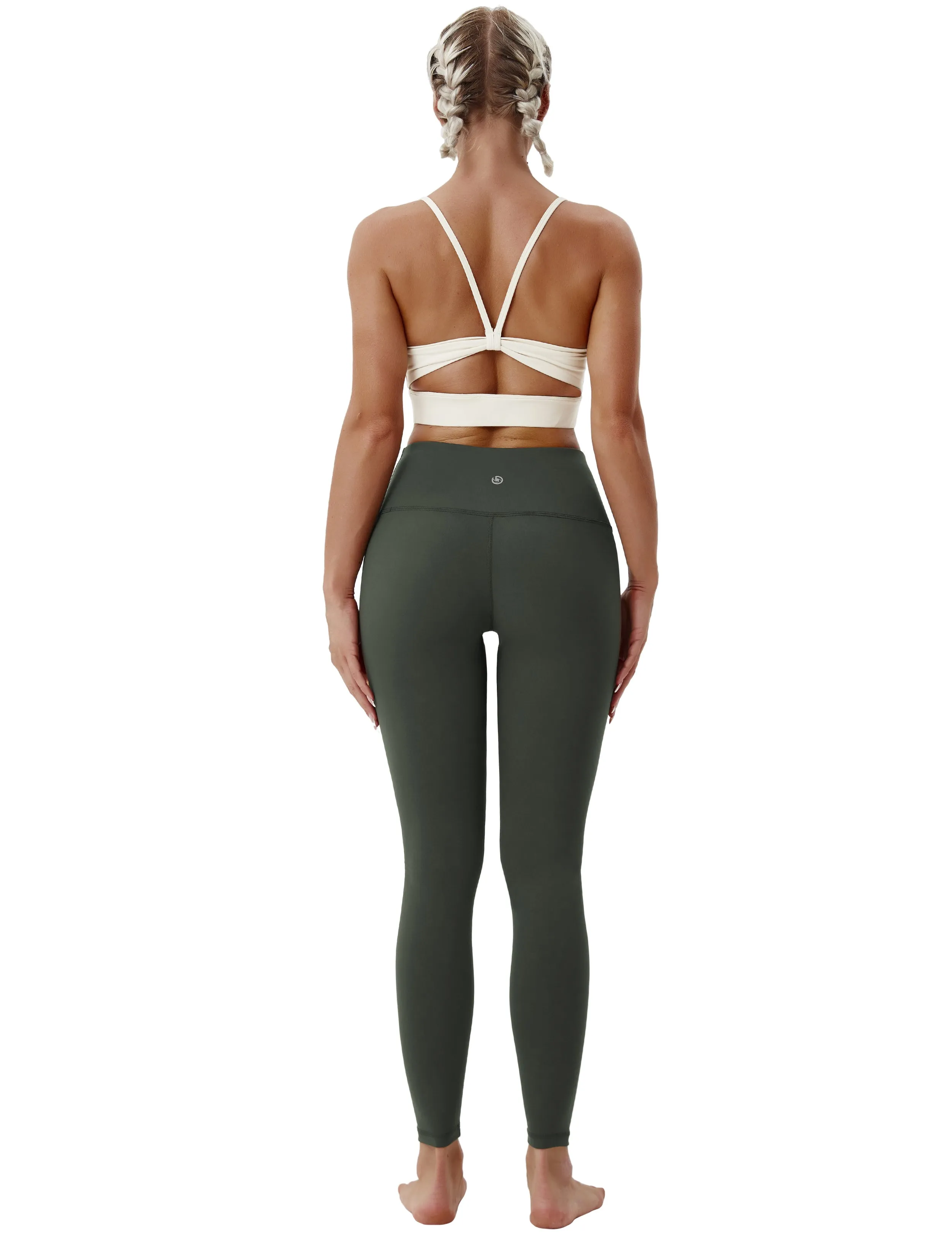 High Waist yogastudio Pants olivegray_yogastudio