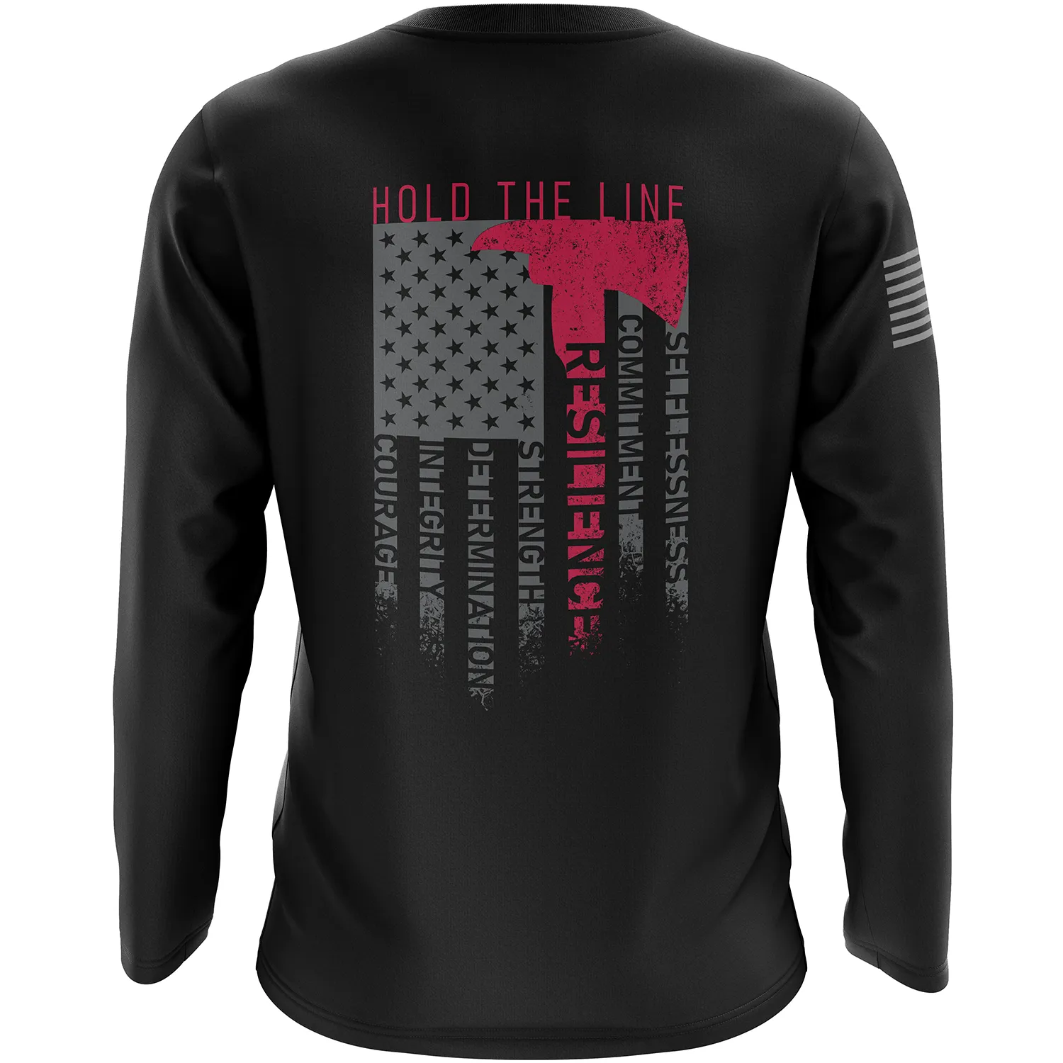 Hold The Line - Fire Rescue Long Sleeve Shirt